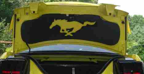 Click on Picture to Enlarge. 1999-2004 Ford Mustang, Running Pony Painted to match car color.