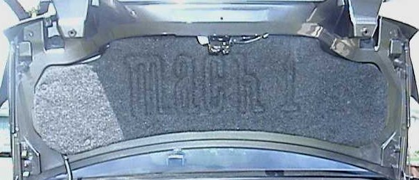 Click on Picture to Enlarge. 1999-2004 Ford Mustang Raised GT Design trunk lid mat.